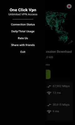 One Click Vpn android App screenshot 1