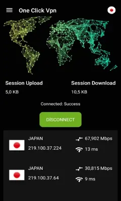 One Click Vpn android App screenshot 3